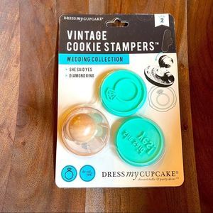 Dress my cupcake vintage cookie stampers wedding NEW IN PACKAGE